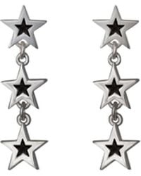 Edge Only - Megastar 3 Star Drop Earrings Sterling - Lyst