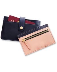 VIDA VIDA - Leather Two Part Travel Wallet - Lyst