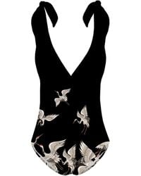 Aloha From Deer - Cranes One Piece Swimsuit - Lyst