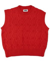 Gigi Knitwear - Bubble Vest - Lyst