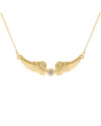 Lee Renee - Guardian Angel Diamond Necklace – - Lyst