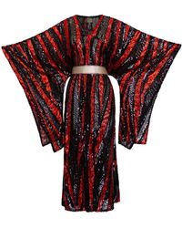 Byvinnik - Bohémienne Sequin Kimono Robe - Lyst