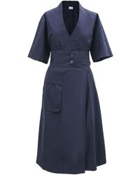 Smart and Joy - Cotton Kimono Wrap Dress - Lyst