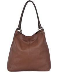 Owen Barry - Leather Shoulder Bag Cocoa Dudley By - Lyst