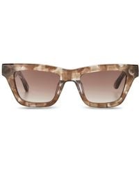 The Avantguard - Neutrals Yarrow Cloud Tort Wayfarer Sunglasses - Lyst