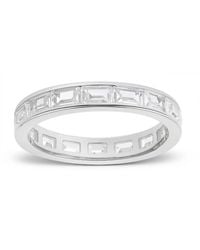 Kylie Harper - Channel-Set Baguette Diamond Cz Eternity Band Ring - Lyst