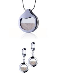 My Little Nature - Neutrals Jewelry Gift Set With Natural Beach Sand - Lyst