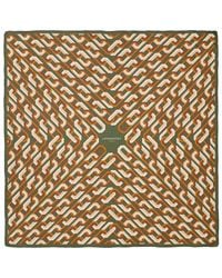 Le Parmentier - Chain Motif Silk Square Scarf - Lyst