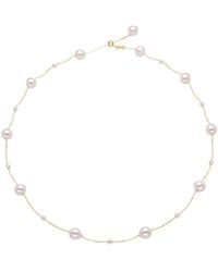 Lisa&Co. - Necklace Pearl Drip Drop S - Lyst