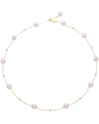 Lisa&Co. - Necklace Pearl Drip Drop S - Lyst