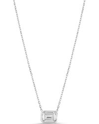 SHYMI - Mini Bezel Solitaire Necklace - Lyst