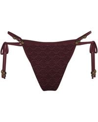 Blackbough Swim - Vera Double Strap Cheeky Bottoms Henna - Lyst