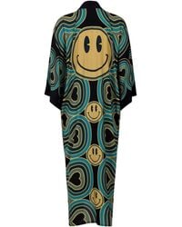 Henelle - Wonderlust Smiley Duster Robe - Lyst