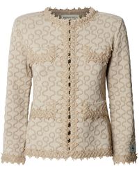 The Extreme Collection - Knit Jacket Embroidered - Lyst