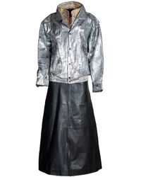 Zasta Studio - The Cosmic Gladiator Italian Leather Skirt - Lyst