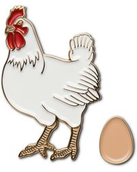 Make Heads Turn - Enamel Pin Chicken & Egg - Lyst
