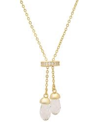 Kylie Harper - Adjustable Tassel Lariat Necklace - Lyst
