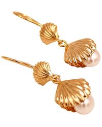 1610Istanbul - Bosphorus Shell Pearl Earrings - Lyst