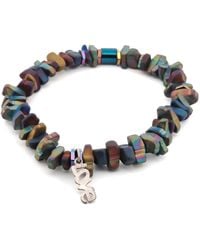 Ebru Jewelry - Colorful Energy Hematite Love Charm Bracelet - Lyst