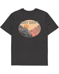 Anchor and Crew - Heather Just Drift. Seeker Organic Cotton T-Shirt - Lyst