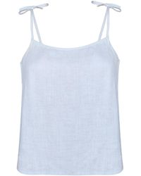 REISTOR - Tie-Up Camisole Summer Hemp Top - Lyst
