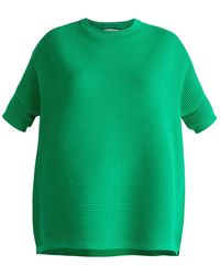 Paisie - Short Sleeve Ribbed Jumper In - Lyst