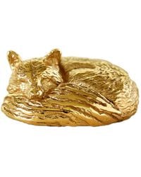 Lee Renee - Fox Lapel Pin – Sleeping - Lyst