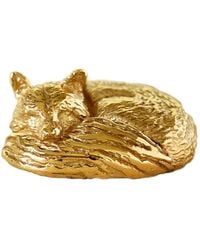 Lee Renee - Fox Lapel Pin – Sleeping - Lyst