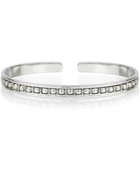 Charlotte's Web Jewellery - Maharani Silver Open Bracelet - Lyst