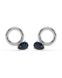 Onia - Sapphire Donut Studs - Lyst