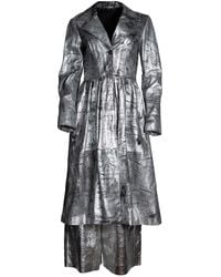 Zasta Studio - The Bishop Italian Leather Trench Coat With Pants - Lyst