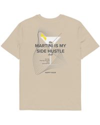 Anchor and Crew - Neutrals Desert Dust Martini Is My Side Hustle Club Organic Cotton T-Shirt - Lyst