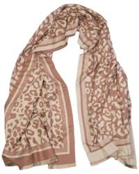 Saachi - Two Tone Leopard Reversible Scarf - Lyst