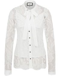 Ilvi - Narciso Ecru Lace Shirt - Lyst