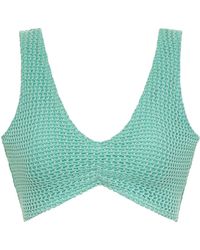 Montce - Turquoise Crochet Kim Variation Bikini Top - Lyst
