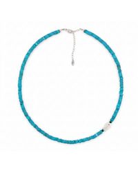 Kris Nations - Mother Of Pearl Fish Necklace - Lyst