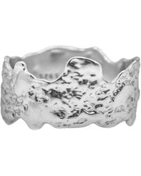 Aaria London - Lava Textured Ring - Lyst