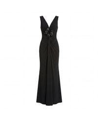 Mac Duggal - Sleeveless Jersey Gown With 3D Flower - Lyst