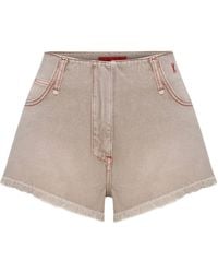 Pcfg - Neutrals Pure Cotton Faded Super Mini Short - Lyst