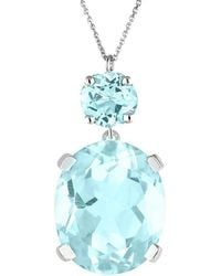Augustine Jewels - Sky Topaz Drop Necklace - Lyst