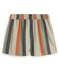 Thinking Mu - Striped Shorts Narciso - Lyst