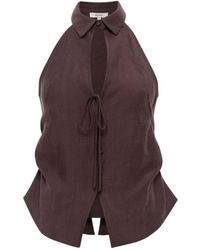 SÉLONE - Nelia Halter Shirt - Lyst