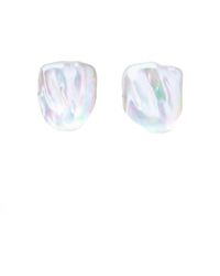 Ora Pearls - Sabre Pearl Stud Earrings - Lyst