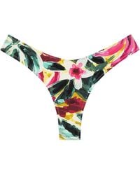 Montce - Isla Floral Lulu Zig-Zag Stitch Bikini Bottom - Lyst