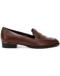 Rag & Co - Gabassi Studded Genuine Leather Loafers - Lyst