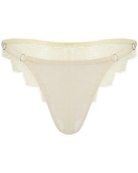 Daily Underwear - Adjustable Brazilian Panties Bliss Buttercream - Lyst