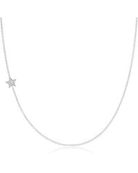 Maya Brenner - 14K Asymmetrical Charm Necklace - Lyst