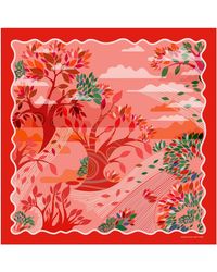 Jessie Zhao New York - Double Sided Silk Scarf Crossing - Lyst