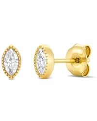 Dinny Hall - Marquise Lab-Grown Diamond Stud Earrings - Lyst