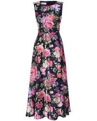 Sofia Tsereteli - Floral Print Evening Dress - Lyst